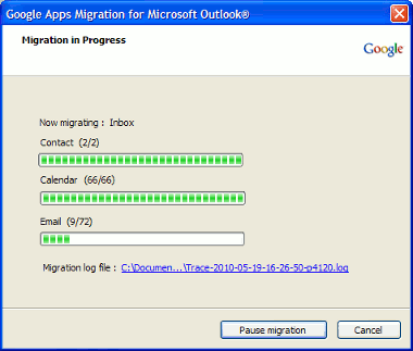 google apps outlook migration tool